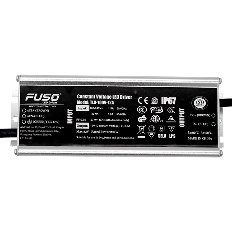 High PF 12v 100w Constant Voltage Led Driver