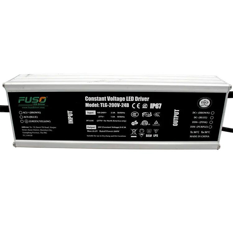 High PF 200w Constant Voltage Led Driver