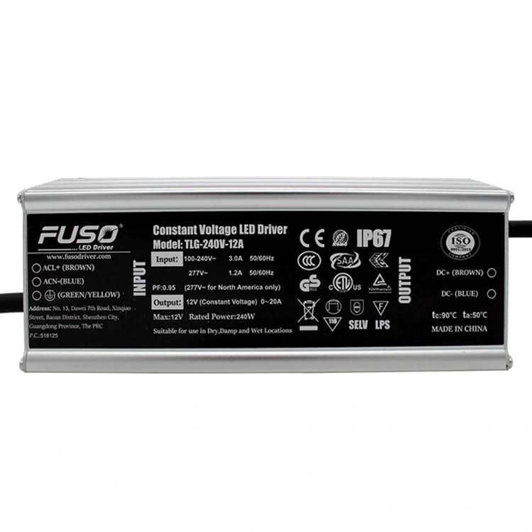 High Pf 24v 240w Constant Voltage Led Power Supply